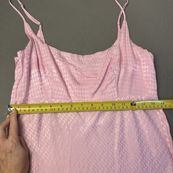 NWT ASTR The Label Women's Joan Strappy Midi Dress Size Medium Spring Pink - Picture 5 of 9